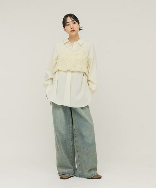 KBF / ケービーエフ シャツ・ブラウス | オーバーサイズミニマルシャツ | 詳細25