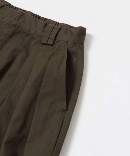 KBF / ケービーエフ その他パンツ | タックデザインツイルパンツ | 詳細10