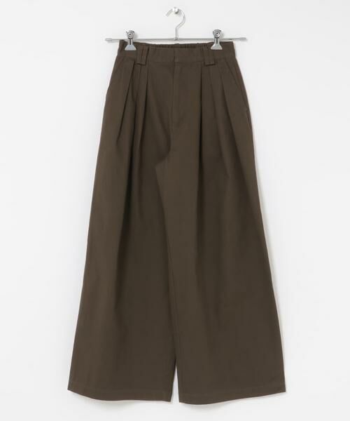 KBF / ケービーエフ その他パンツ | タックデザインツイルパンツ | 詳細8
