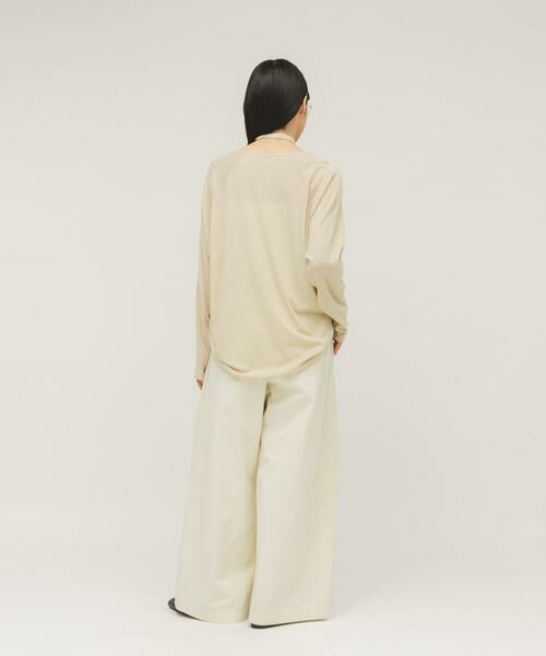 KBF / ケービーエフ その他パンツ | タックデザインツイルパンツ | 詳細20