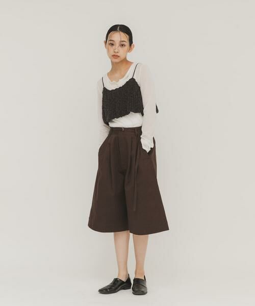 KBF / ケービーエフ ショート・ハーフ・半端丈パンツ | WIDEハーフパンツ | 詳細7