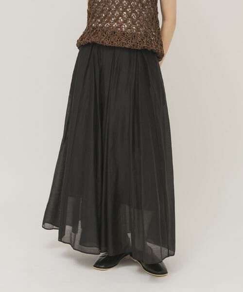 KBF / ケービーエフ スカート | タックフレアシアースカート | 詳細1