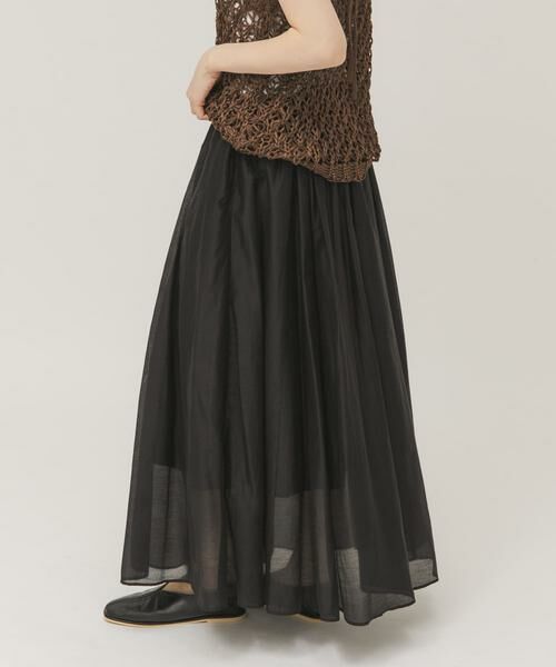 KBF / ケービーエフ スカート | タックフレアシアースカート | 詳細2