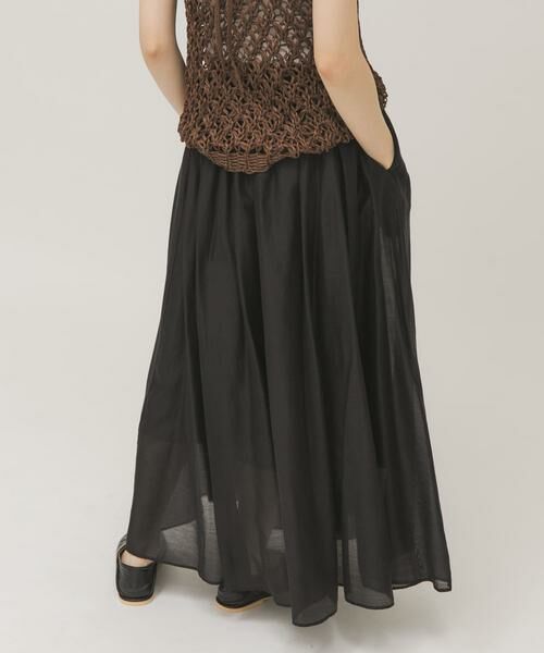 KBF / ケービーエフ スカート | タックフレアシアースカート | 詳細3