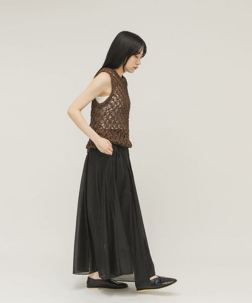 KBF / ケービーエフ スカート | タックフレアシアースカート | 詳細5