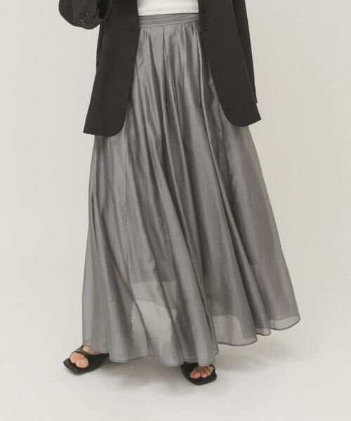KBF / ケービーエフ スカート | タックフレアシアースカート | 詳細12