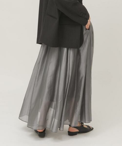 KBF / ケービーエフ スカート | タックフレアシアースカート | 詳細13