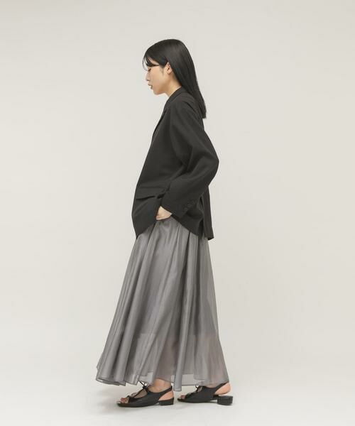 KBF / ケービーエフ スカート | タックフレアシアースカート | 詳細15