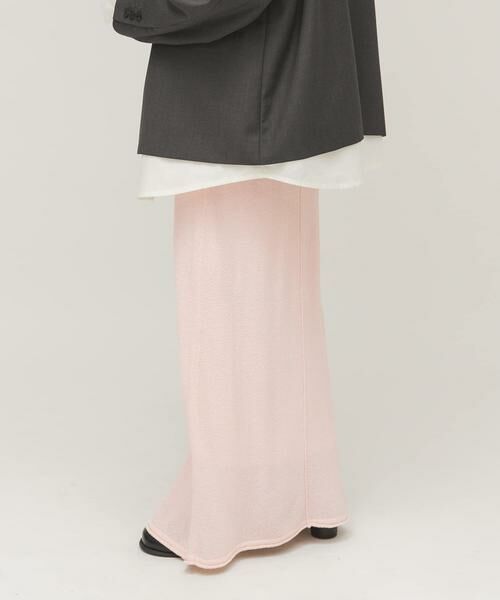 KBF / ケービーエフ スカート | Iラインニットスカート | 詳細2