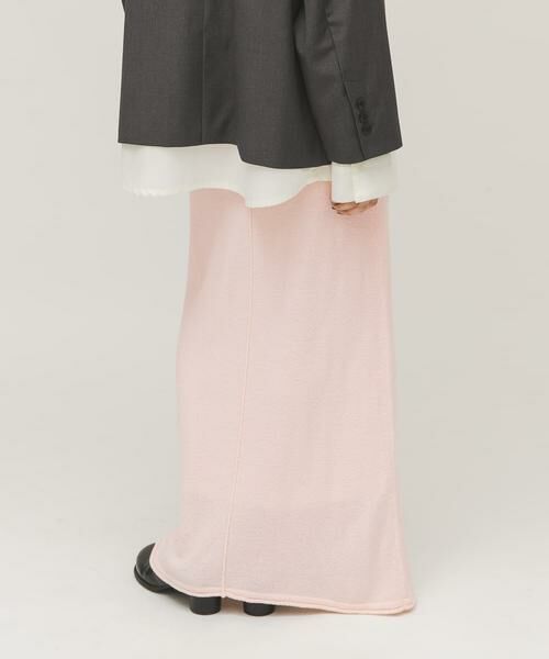 KBF / ケービーエフ スカート | Iラインニットスカート | 詳細3
