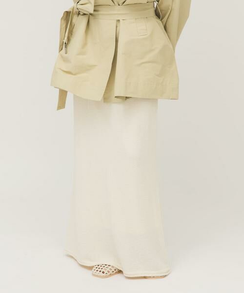 KBF / ケービーエフ スカート | Iラインニットスカート | 詳細18