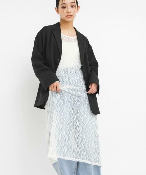 KBF / ケービーエフ ワンピース | レースロングワンピース | 詳細1