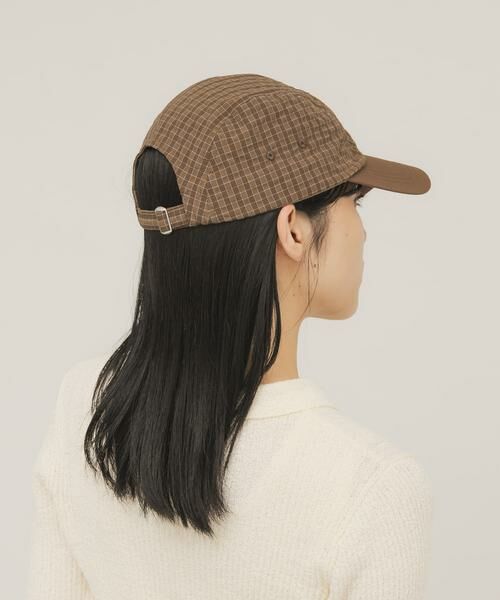 KBF / ケービーエフ キャップ | チェックCAP（ブラウン）
