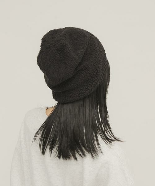 KBF / ケービーエフ ニットキャップ | スラブニットビーニー（ブラック）