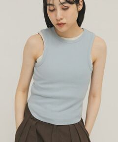 KBF / ケービーエフ タンクトップ | クロップドタンクトップ