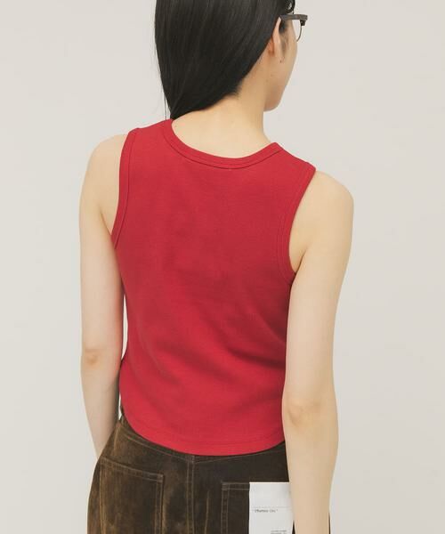 KBF / ケービーエフ タンクトップ | クロップドタンクトップ（レッド）