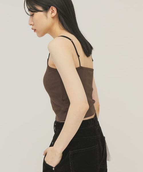KBF / ケービーエフ キャミソール・チューブトップ | ダブルストラップクロップドキャミソール | 詳細2