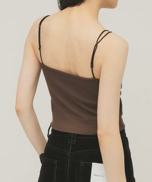 KBF / ケービーエフ キャミソール・チューブトップ | ダブルストラップクロップドキャミソール | 詳細3