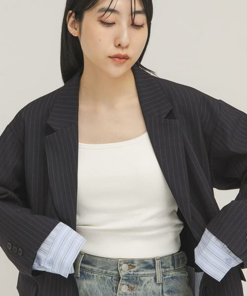 KBF / ケービーエフ キャミソール・チューブトップ | ダブルストラップクロップドキャミソール | 詳細13