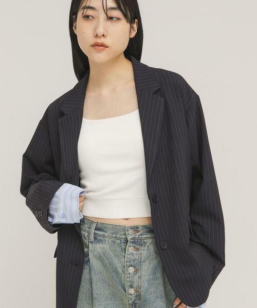 KBF / ケービーエフ キャミソール・チューブトップ | ダブルストラップクロップドキャミソール | 詳細14