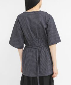 KBF / ケービーエフ Tシャツ | ビスチェデザインBIGボーダーTEE