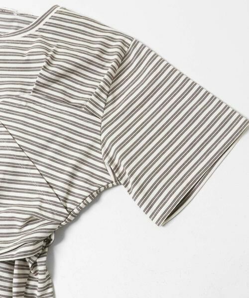 KBF / ケービーエフ Tシャツ | ビスチェデザインBIGボーダーTEE | 詳細17