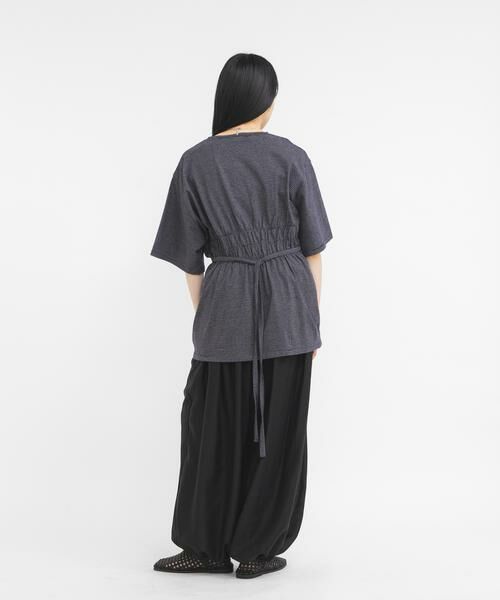 KBF / ケービーエフ Tシャツ | ビスチェデザインBIGボーダーTEE | 詳細23