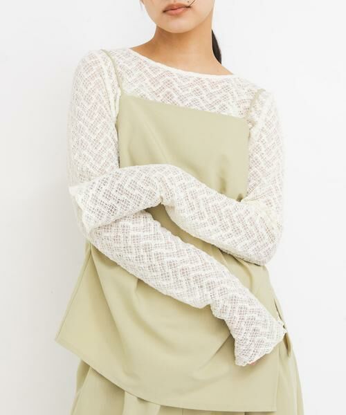 KBF / ケービーエフ Tシャツ | シュリンクレーストップス | 詳細2