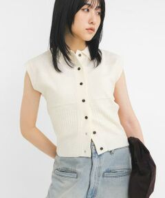 KBF / ケービーエフ ニット・セーター | スリーブレスニットシャツ