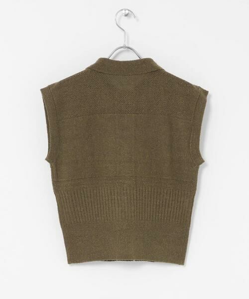 KBF / ケービーエフ ニット・セーター | スリーブレスニットシャツ | 詳細10