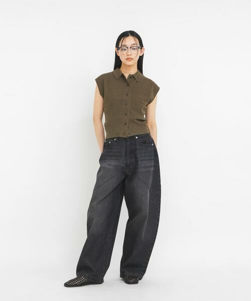 KBF / ケービーエフ ニット・セーター | スリーブレスニットシャツ | 詳細5