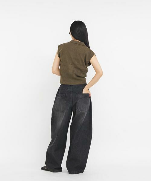 KBF / ケービーエフ ニット・セーター | スリーブレスニットシャツ | 詳細7