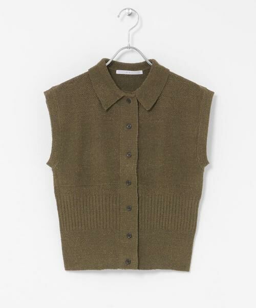 KBF / ケービーエフ ニット・セーター | スリーブレスニットシャツ | 詳細8