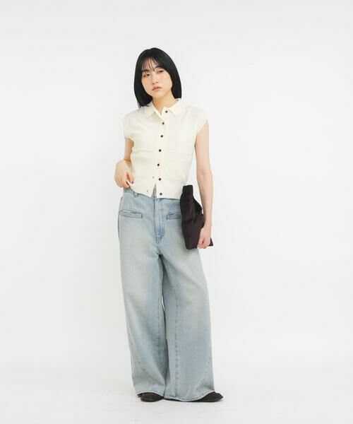 KBF / ケービーエフ ニット・セーター | スリーブレスニットシャツ | 詳細17