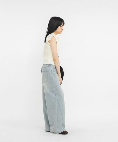 KBF / ケービーエフ ニット・セーター | スリーブレスニットシャツ | 詳細18