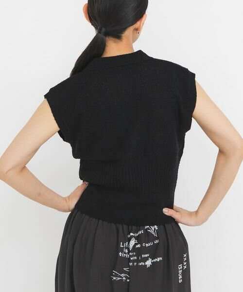 KBF / ケービーエフ ニット・セーター | スリーブレスニットシャツ | 詳細24