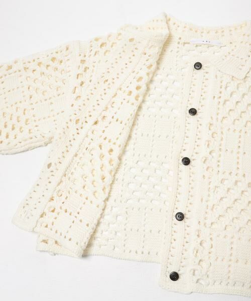 KBF / ケービーエフ ニット・セーター | クロシェニットシャツ | 詳細20