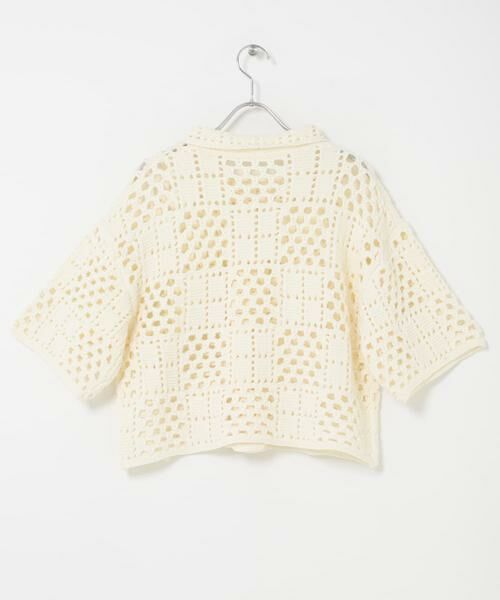 KBF / ケービーエフ ニット・セーター | クロシェニットシャツ | 詳細21