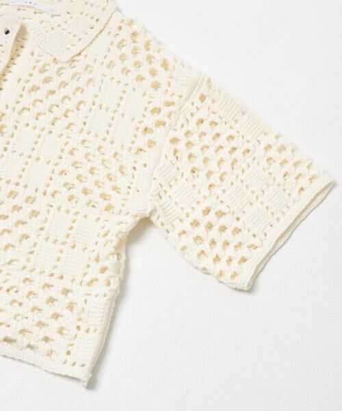 KBF / ケービーエフ ニット・セーター | クロシェニットシャツ | 詳細19