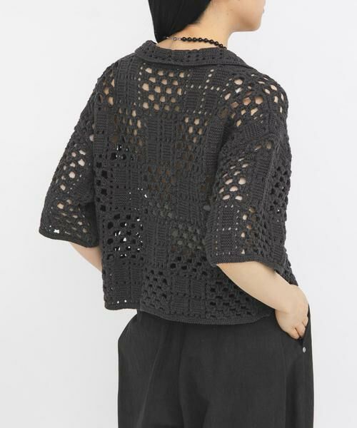 KBF / ケービーエフ ニット・セーター | クロシェニットシャツ | 詳細27