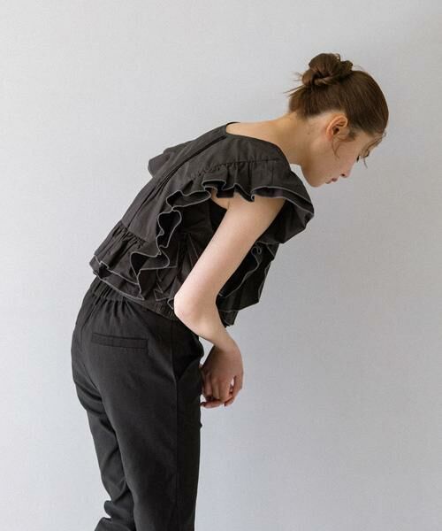 KBF / ケービーエフ シャツ・ブラウス | 2WAYバイカラーフリルブラウス | 詳細11