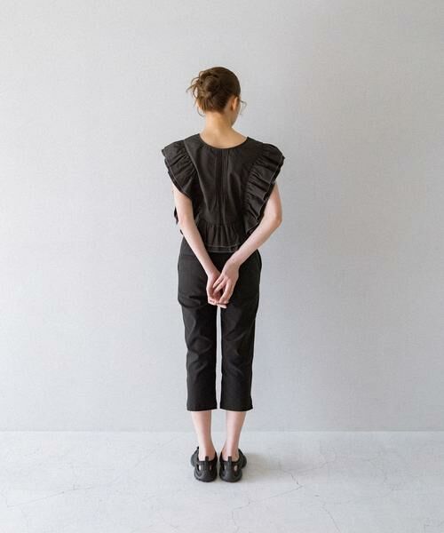 KBF / ケービーエフ シャツ・ブラウス | 2WAYバイカラーフリルブラウス | 詳細15