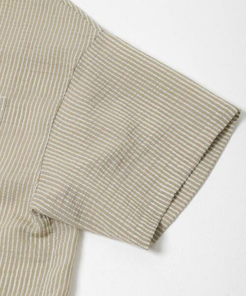 KBF / ケービーエフ シャツ・ブラウス | シアーストライプBIGシャツ | 詳細16