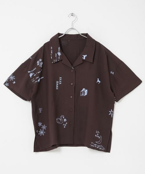 KBF / ケービーエフ シャツ・ブラウス | TATTOOオーバーシャツ | 詳細8