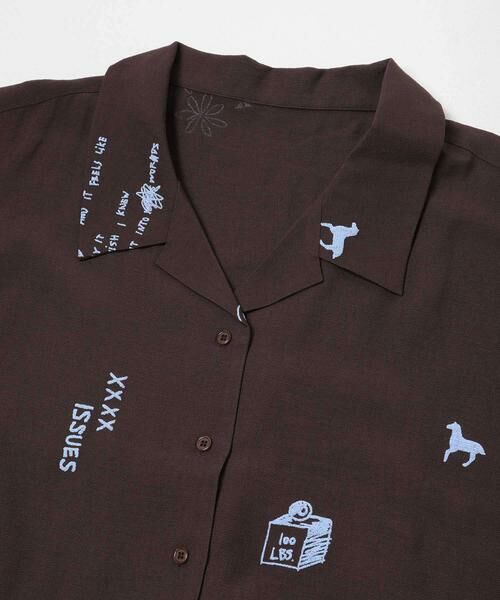 KBF / ケービーエフ シャツ・ブラウス | TATTOOオーバーシャツ | 詳細9