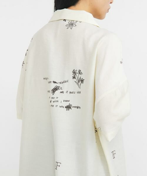 KBF / ケービーエフ シャツ・ブラウス | TATTOOオーバーシャツ | 詳細12