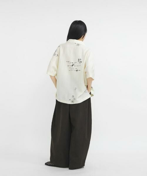 KBF / ケービーエフ シャツ・ブラウス | TATTOOオーバーシャツ | 詳細15