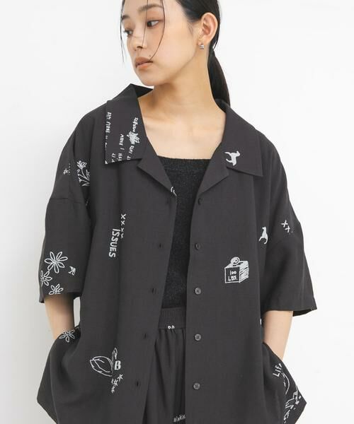 KBF / ケービーエフ シャツ・ブラウス | TATTOOオーバーシャツ | 詳細18