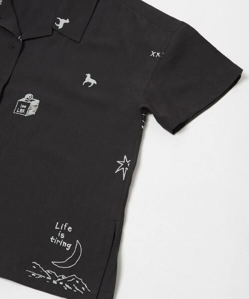 KBF / ケービーエフ シャツ・ブラウス | TATTOOオーバーシャツ | 詳細27