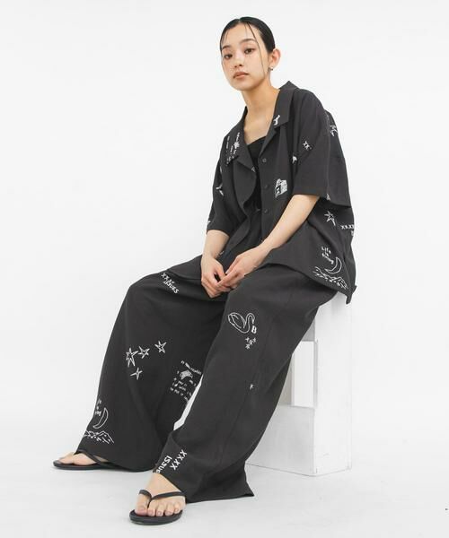 KBF / ケービーエフ シャツ・ブラウス | TATTOOオーバーシャツ | 詳細24